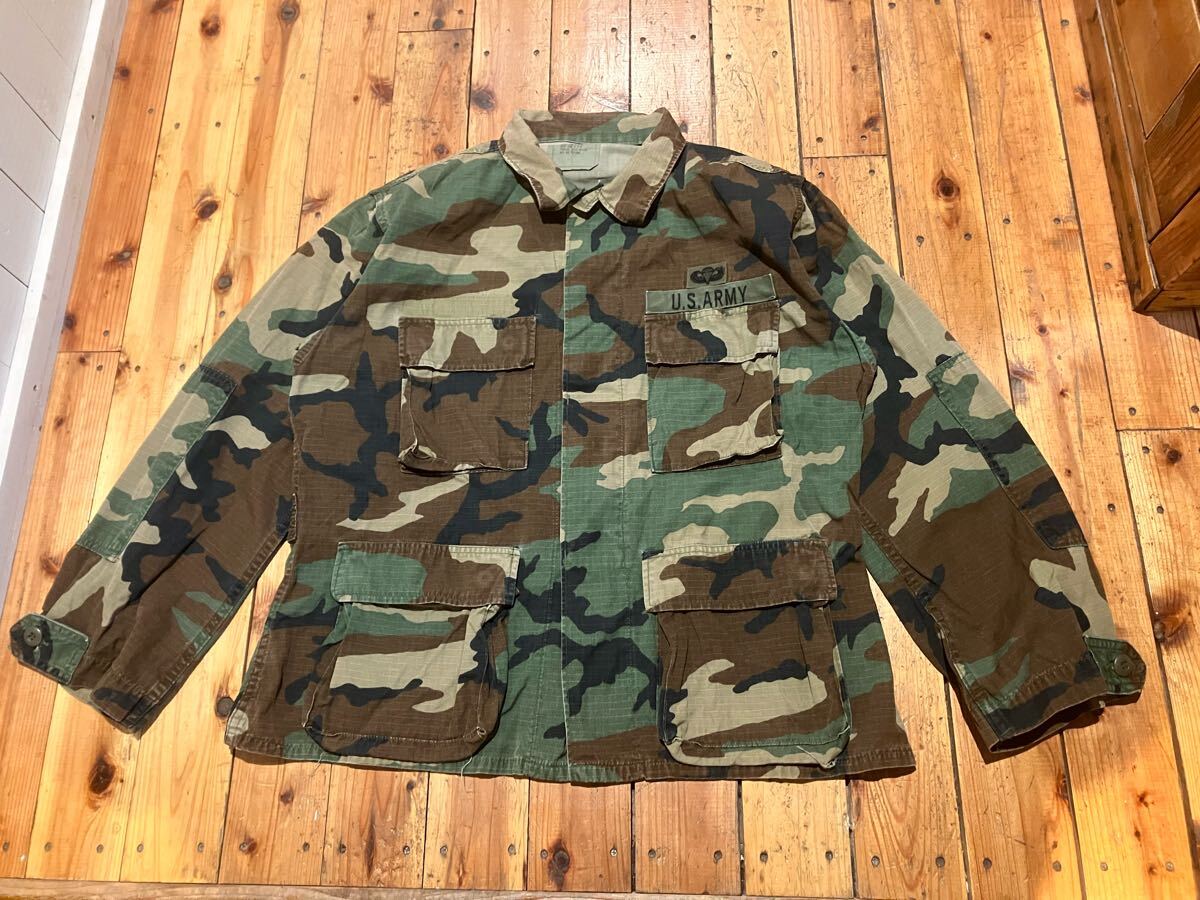 米軍実物 M -S 89年製 vintage ウッドランドカモ ミリタリー 米軍実物 M -S 89年製 vintage ウッドランドカモ ミリタリー