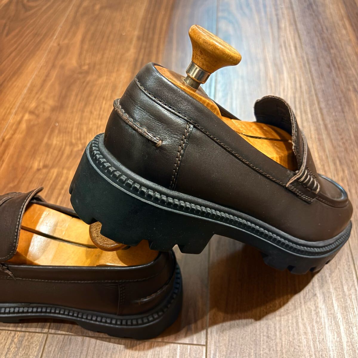 新品 ZARA LEATHER LOAFER 27 0cm BROWN メンズ ザラ 100%牛革 新品 ZARA LEATHER LOAFER 27 0cm BROWN メンズ ザラ 100%牛革
