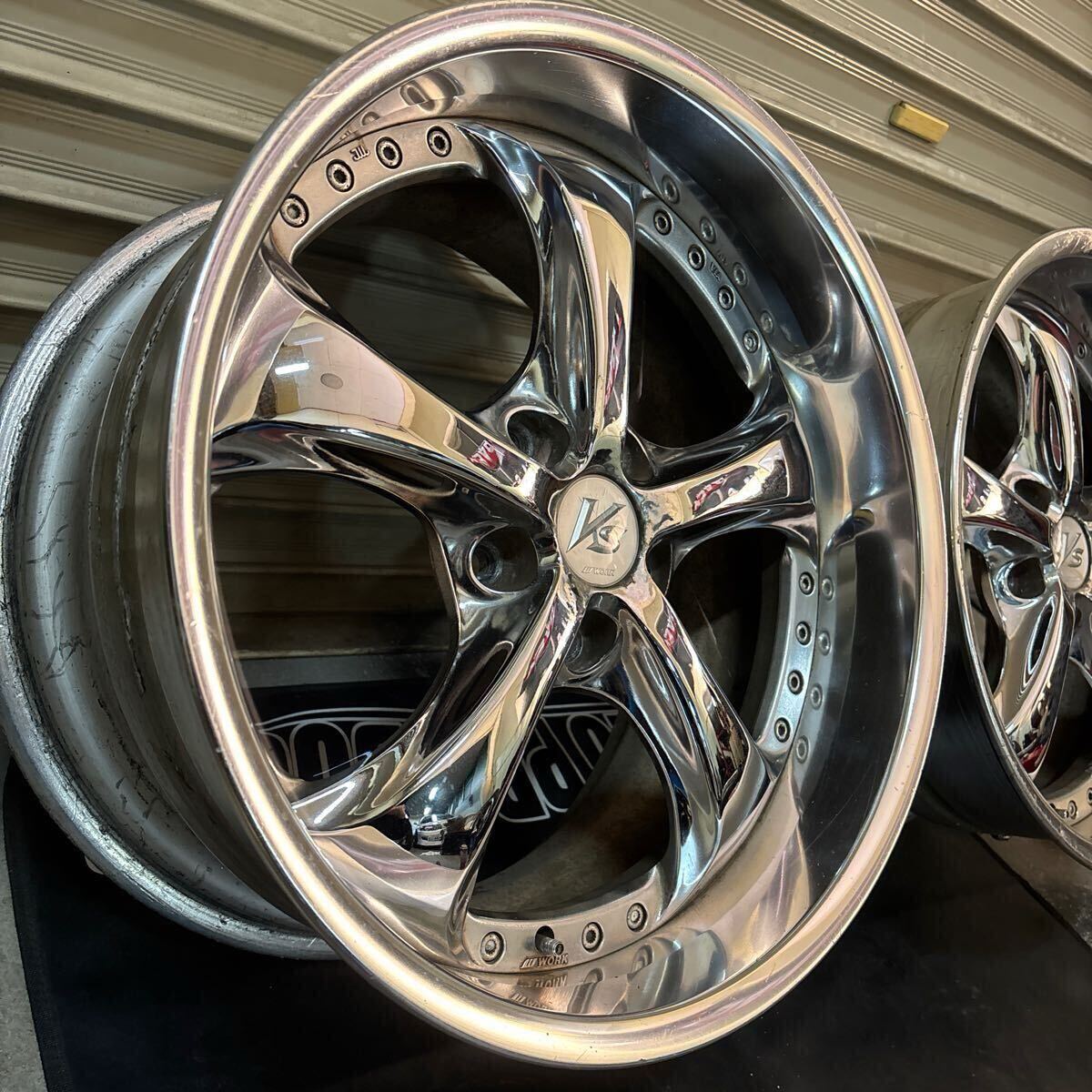WORK ワーク VS-KF 18×9.5J+39 5H PCD114.3 2本セット アルミ WORK ワーク VS-KF 18×9.5J+39 5H PCD114.3 2本セット アルミ