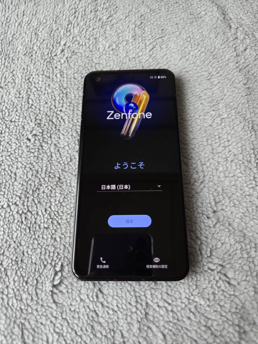 ASUS(エイスース) ZenFone9 ミッドナイトブラック【中古品 ASUS(エイスース) ZenFone9 ミッドナイトブラック【中古品