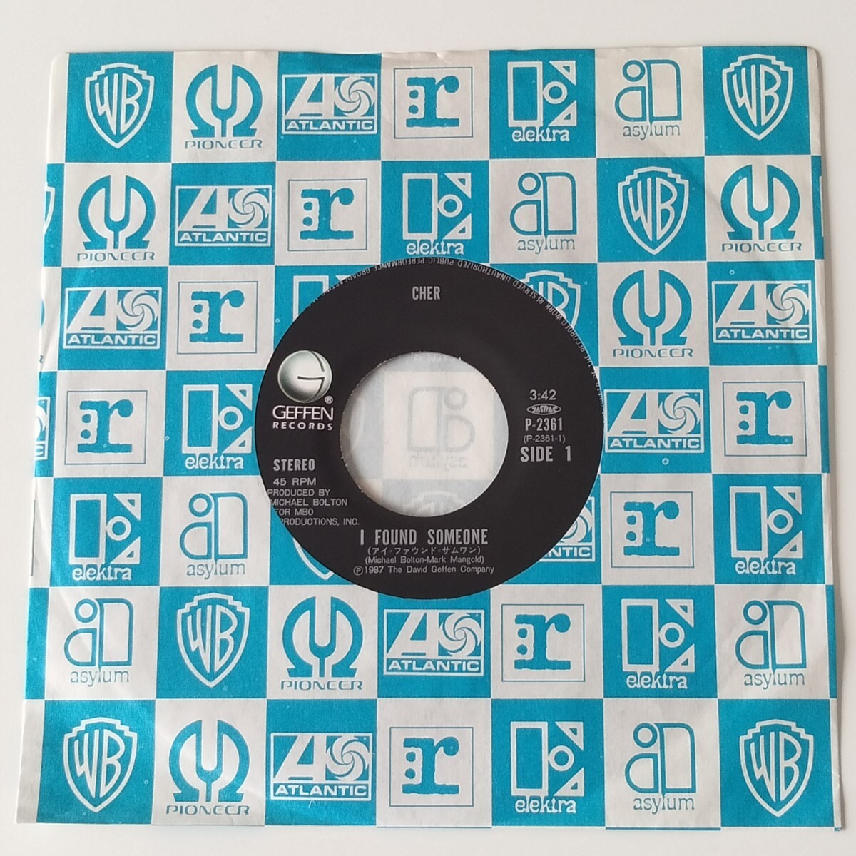【7inch】CHER/I FOUND SOMEONE(P2361)シェール/アイ・ファウンド・サムワン/マイケル・ボルトン/DANGEROUS TIMES デンジャラスタイムス EP_画像3