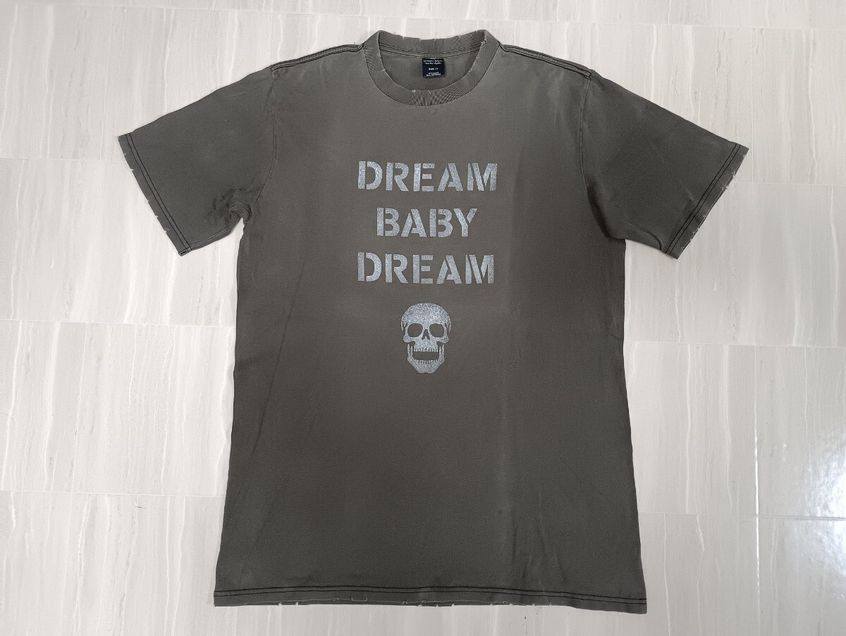 極美品 ナンバーナイン ダメージ加工 スカル Tシャツ DREAM BABY 極美品 ナンバーナイン ダメージ加工 スカル Tシャツ DREAM BABY