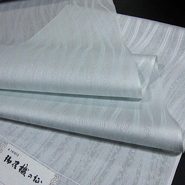 逸品 夏物 男女兼用 新品未仕立 幅広 正絹 西陣織紋紗織着尺 逸品 夏物 男女兼用 新品未仕立 幅広 正絹 西陣織紋紗織着尺