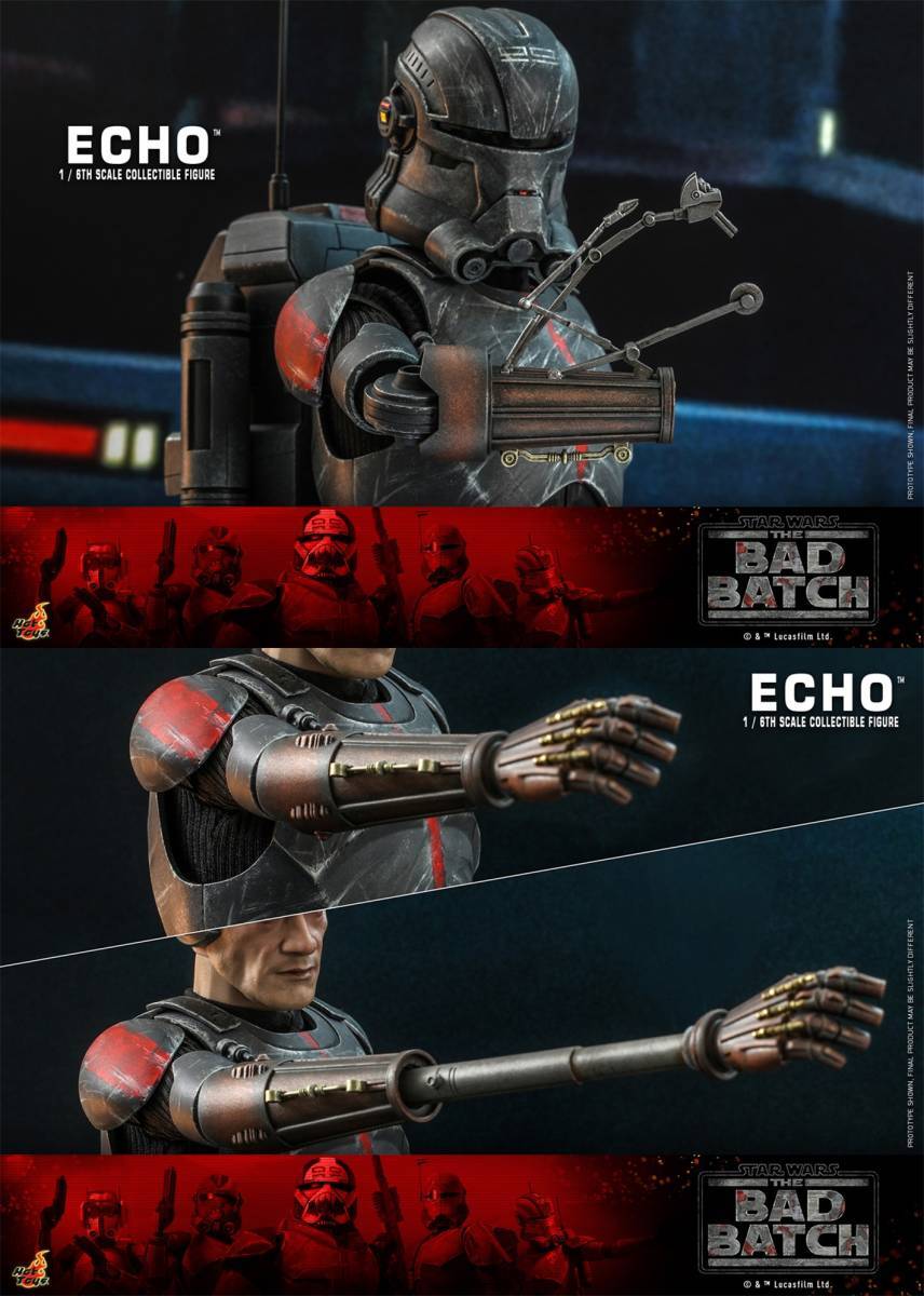 Hot Toys 1/6 Echo Bad Batch Figure ホットトイズTMS042