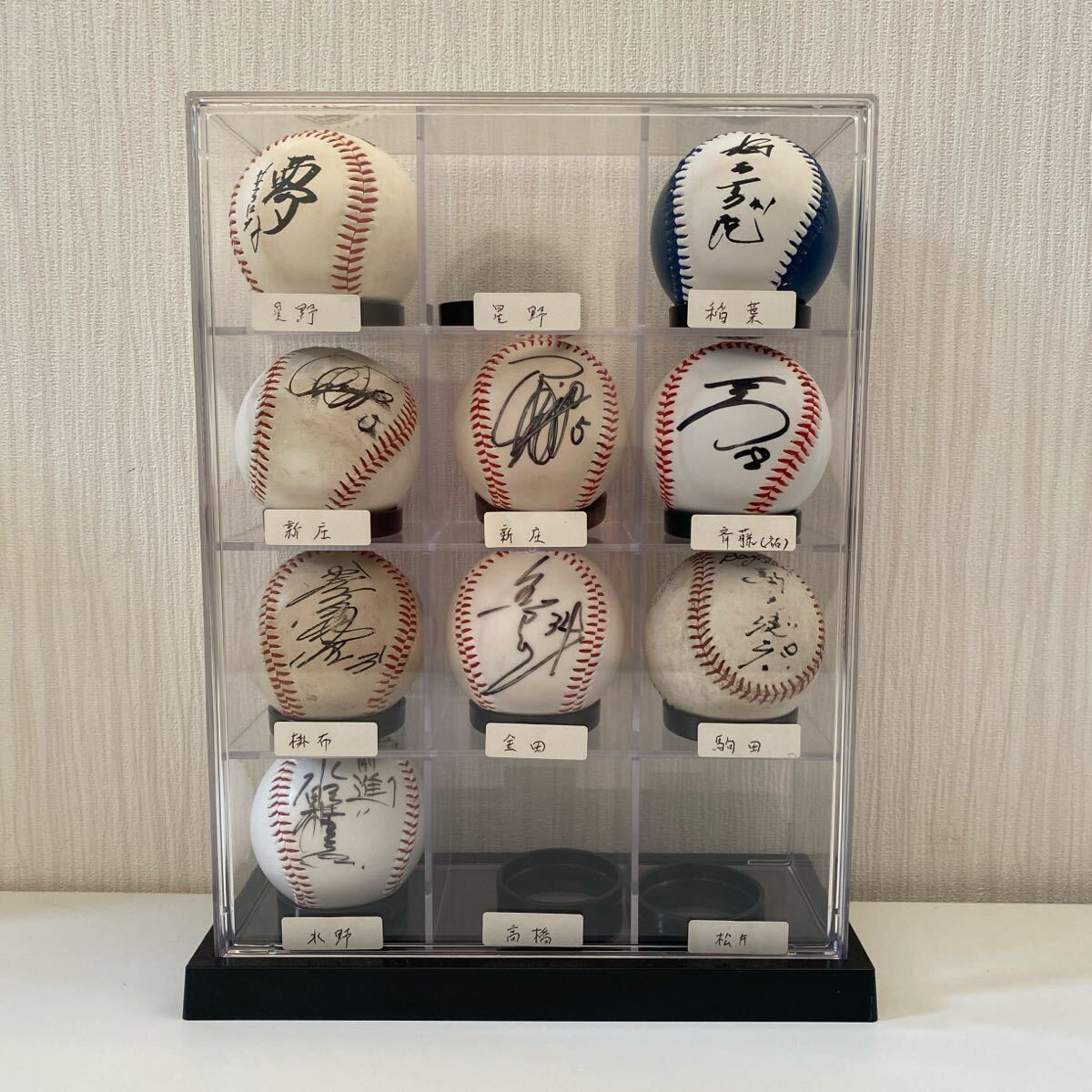 ◇NO.250331◇ 直筆 ? プリント サインボール 星野 稲葉 新庄 2 ◇NO.250331◇ 直筆 ? プリント サインボール 星野 稲葉 新庄 2