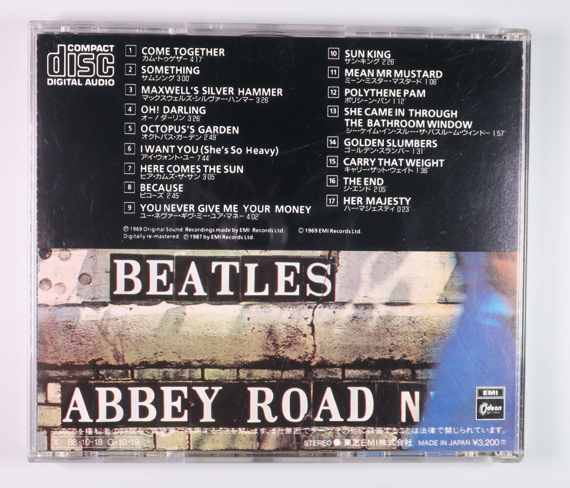 【The Beatles】Abbey Road　ビートルズ　-Pop Rock-　ワンオーナー品
