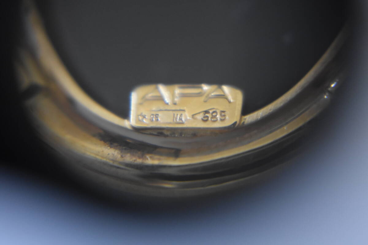 うぶ品 585刻印フレーム カメオ 14金 ペンダントトップ ブローチ うぶ品 585刻印フレーム カメオ 14金 ペンダントトップ ブローチ