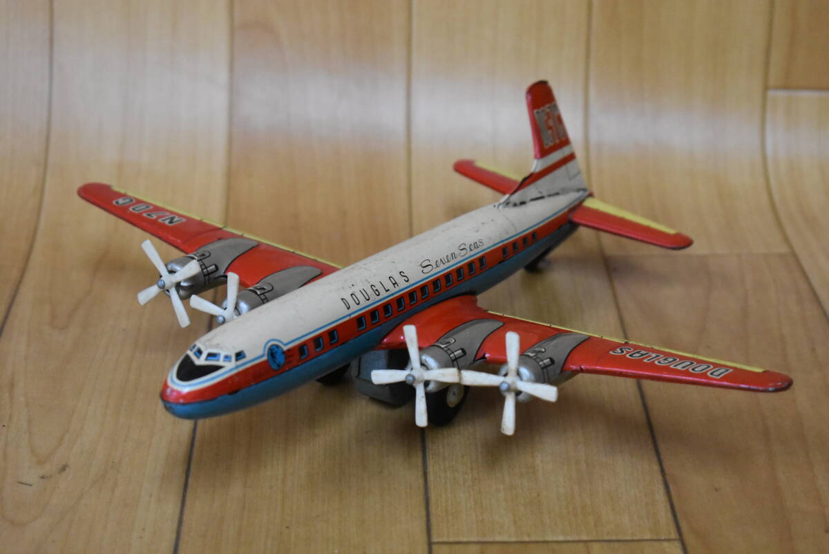 うぶ品 昭和レトロ DAIYA ダイヤ DOUGLAS N7DC SevenSeas 飛行機 うぶ品 昭和レトロ DAIYA ダイヤ DOUGLAS N7DC SevenSeas 飛行機