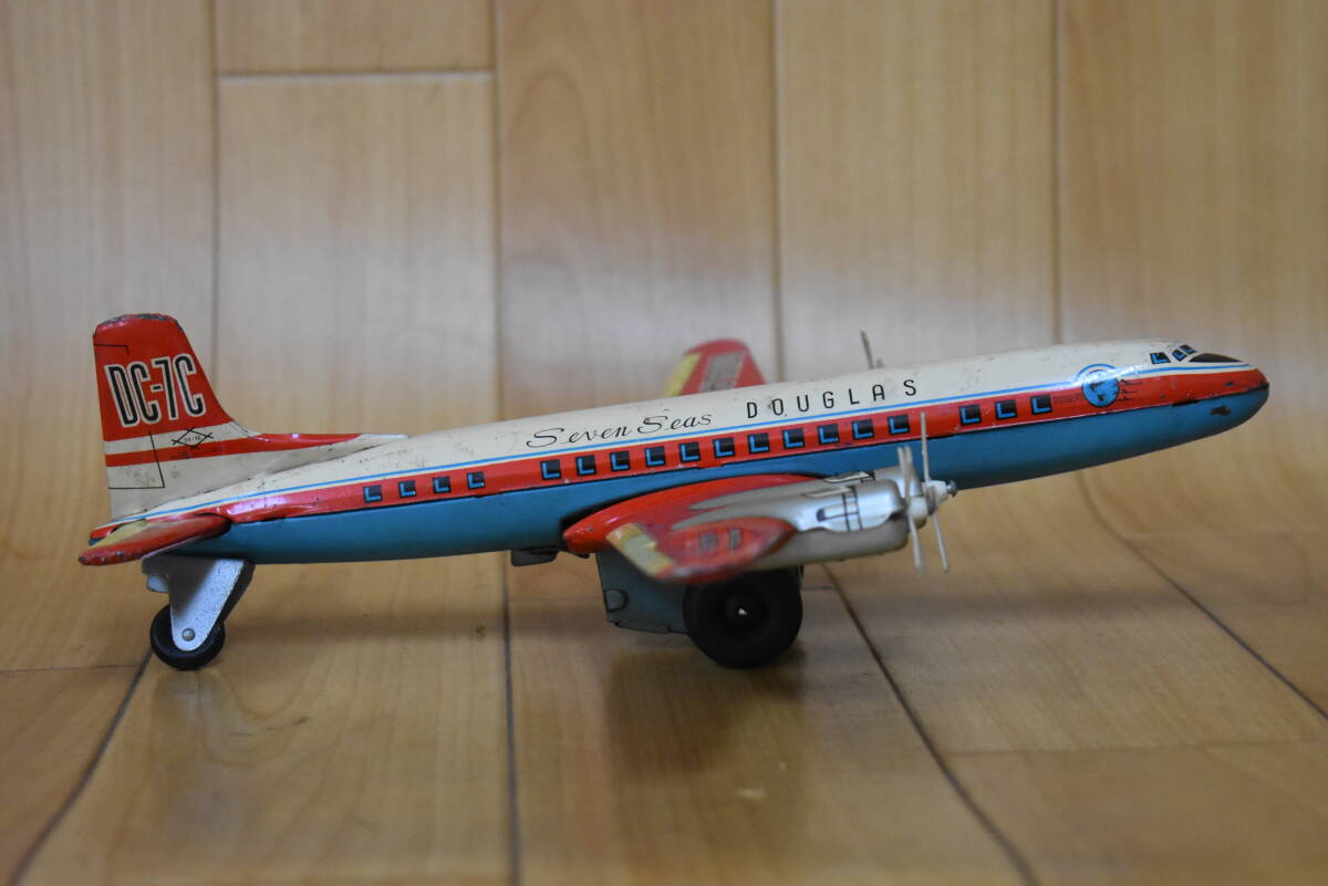 うぶ品 昭和レトロ DAIYA ダイヤ DOUGLAS N7DC SevenSeas 飛行機 うぶ品 昭和レトロ DAIYA ダイヤ DOUGLAS N7DC SevenSeas 飛行機