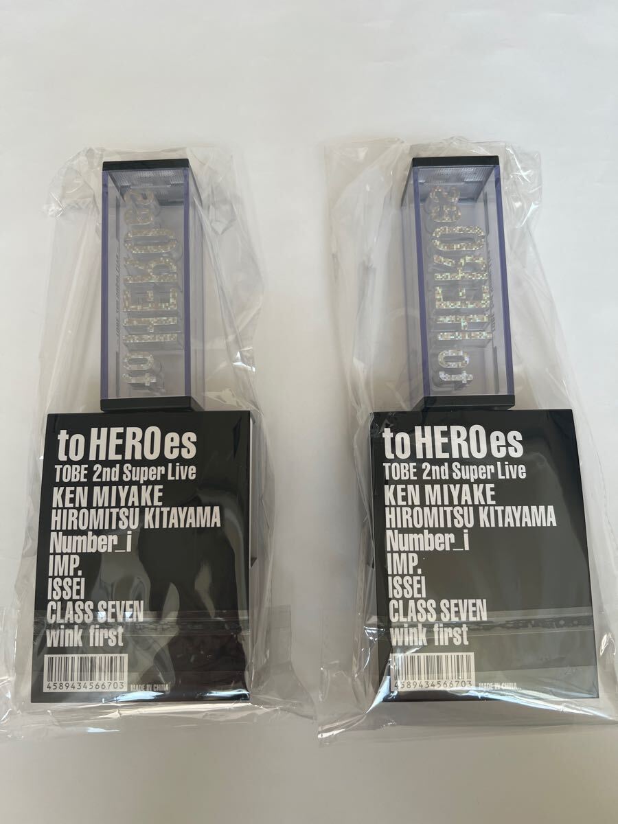 2点セット TOBE 2nd to HEROes super Live トゥービー ペン 2点セット TOBE 2nd to HEROes super Live トゥービー ペン