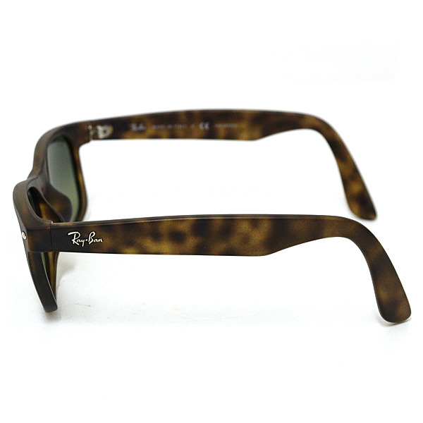 Ray-Ban レイバン NEW WAYFARER サングラス RB2132-F 894/76 55□18 140 POLARIZED ブラウン系 べっ甲柄 【中古】Sランク