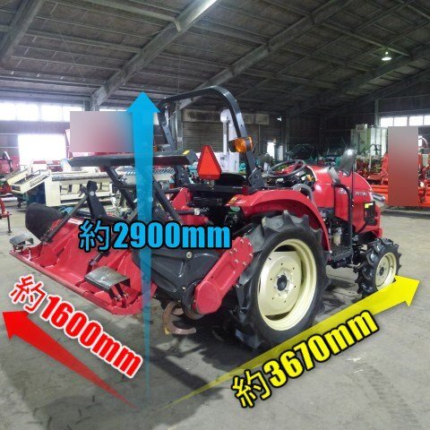 美品】 宮崎 〇 ヤンマー 4WD トラクター YT225 ロータリー 現行 美品】 宮崎 〇 ヤンマー 4WD トラクター YT225 ロータリー 現行