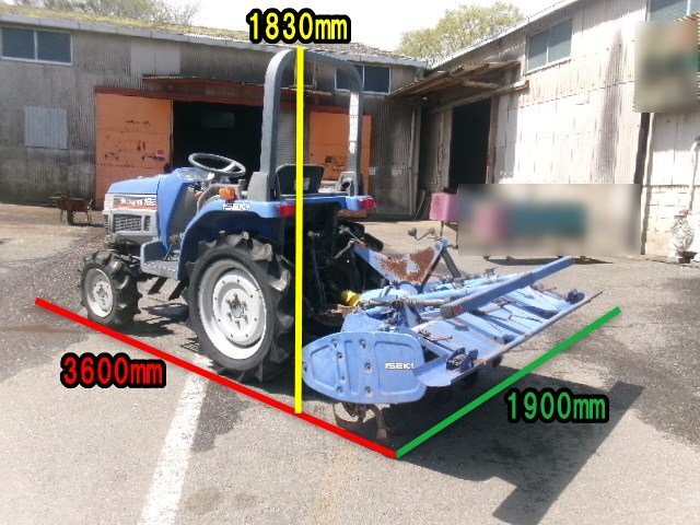 千葉 イセキ トラクター THS18-UKZ パワステ 207時間 18馬力 千葉 イセキ トラクター THS18-UKZ パワステ 207時間 18馬力