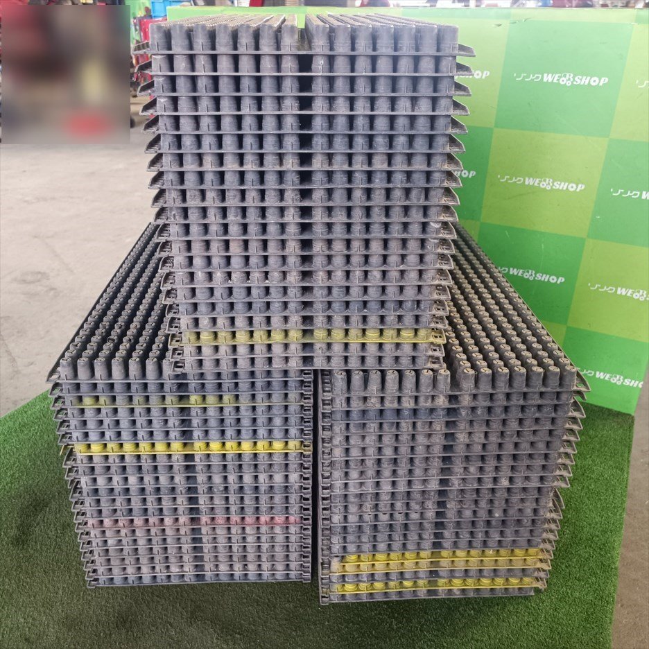 巖手 前沢 11 みのる産業(yè) ポット苗箱 448穴 60枚セット ポット育苗箱 育苗トレー ポットトレー 田植え機 RX-61 未點検 未清掃 中古 東北