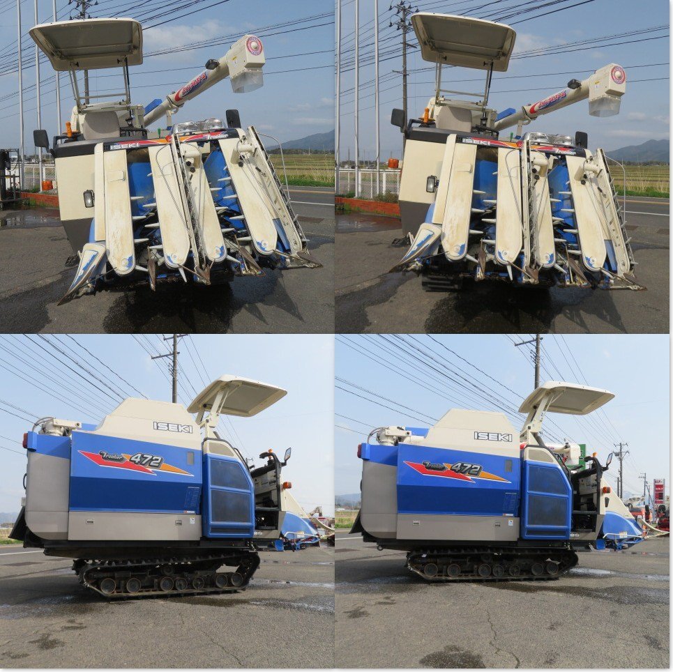 新潟 イセキ 4条刈 コンバイン HFZ472G ZARLW キャノピー 606 新潟 イセキ 4条刈 コンバイン HFZ472G ZARLW キャノピー 606