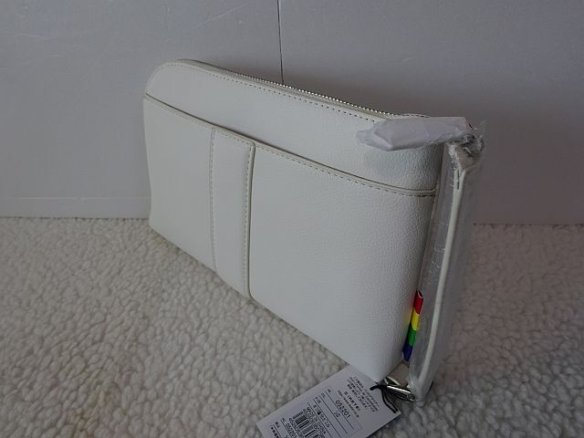 【新品本物】CASTELBAJAC(カステルバジャック)クラッチバッグ/白 ¥16,280-_画像3