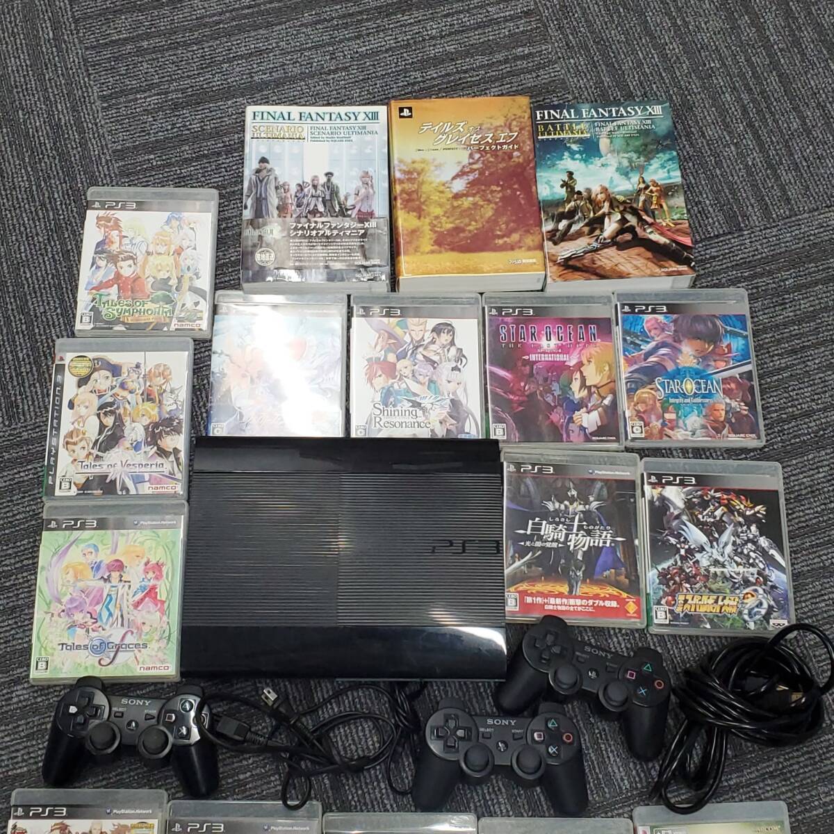 動作品 PS3 本体 CECH-4000B ソフト14本 テイルズ オブ シリーズ 動作品 PS3 本体 CECH-4000B ソフト14本 テイルズ オブ シリーズ