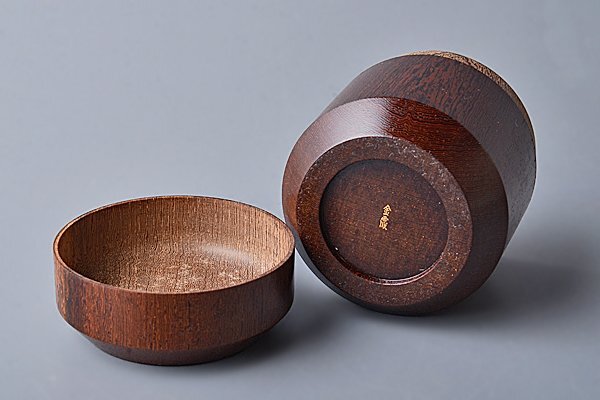 ブランドのギフト k661【和み】茶道具 金霞作 茶道具煎茶 検 七宝蒔絵鉄刀木吹雪棗 木工、竹工芸