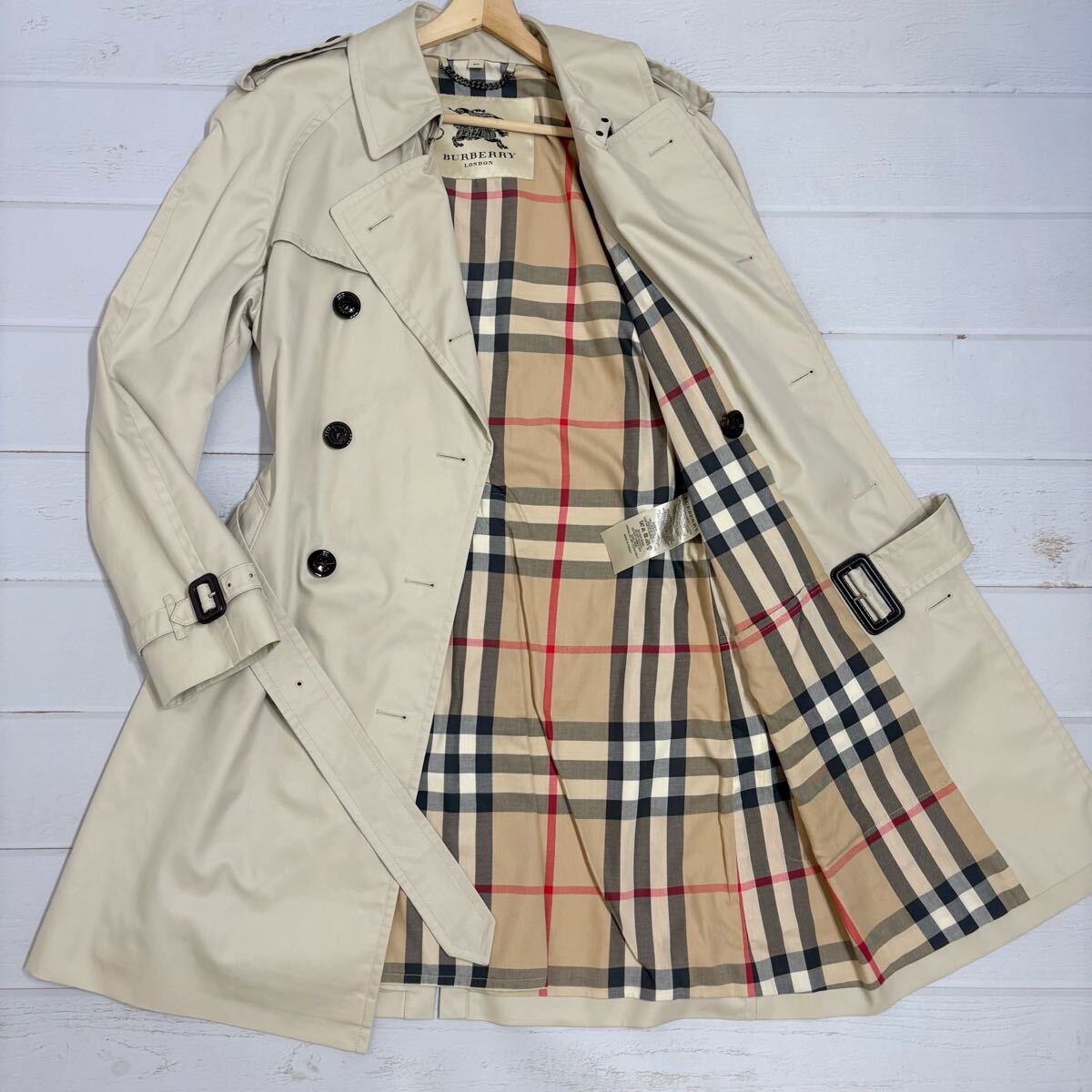 極美品!!!L相当○バーバリーロンドン BURBERRY LONDON トレンチ 極美品!!!L相当○バーバリーロンドン BURBERRY LONDON トレンチ