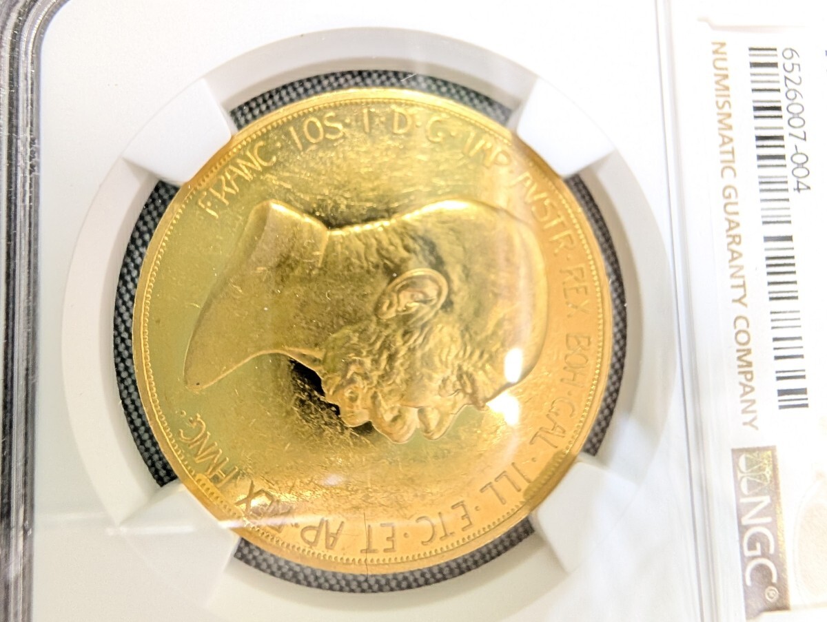 1908 AUSTRIA 100C 60TH ANNIVERSARY OF REIGN PF58 【準未使用 1908 AUSTRIA 100C 60TH ANNIVERSARY OF REIGN PF58 【準未使用