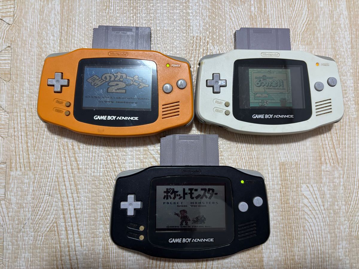 ゲームボーイカラー×8 アドバンス×3 ソフト読み込みOK(本体 ゲームボーイカラー×8 アドバンス×3 ソフト読み込みOK(本体