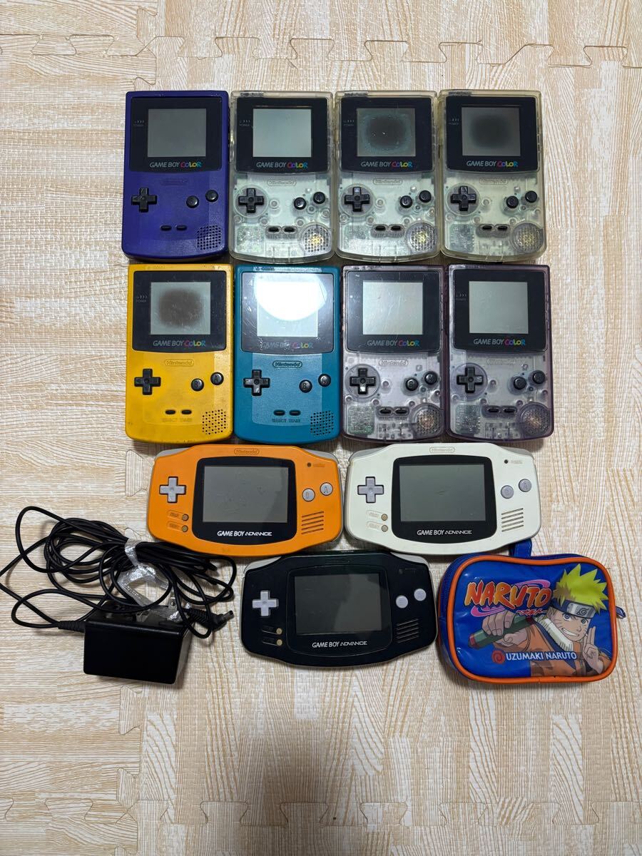 ゲームボーイカラー×8 アドバンス×3 ソフト読み込みOK(本体 ゲームボーイカラー×8 アドバンス×3 ソフト読み込みOK(本体