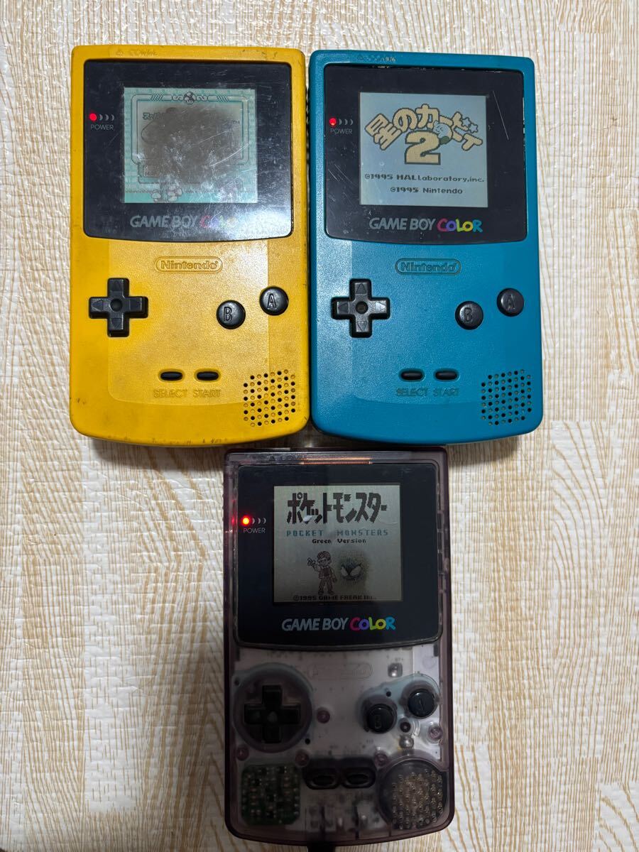 ゲームボーイカラー×8 アドバンス×3 ソフト読み込みOK(本体 ゲームボーイカラー×8 アドバンス×3 ソフト読み込みOK(本体