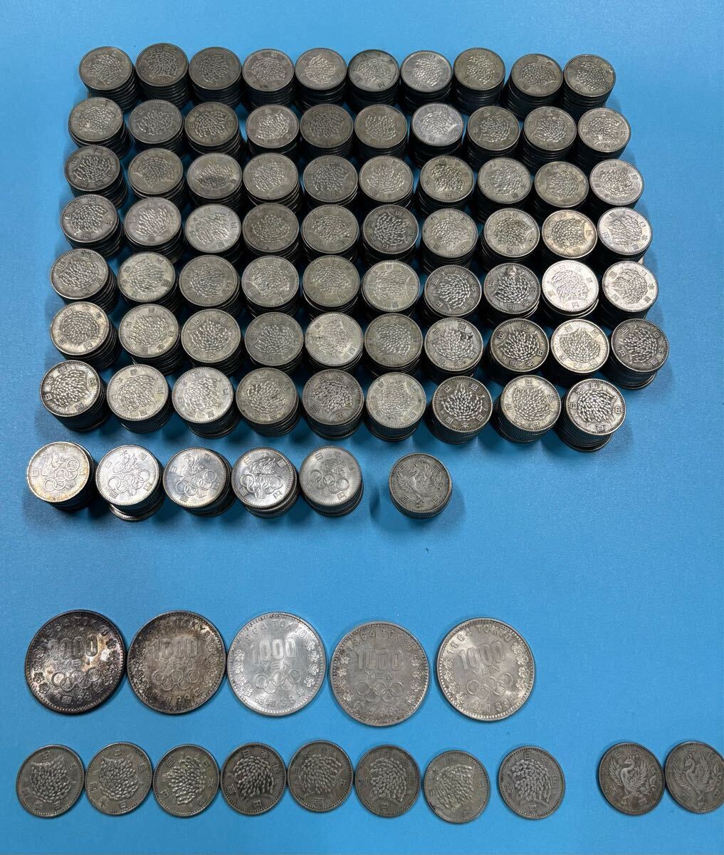記念硬貨 銀貨 100円銀貨 760枚 1000円銀貨 5枚 稲穂 記念硬貨 銀貨 100円銀貨 760枚 1000円銀貨 5枚 稲穂