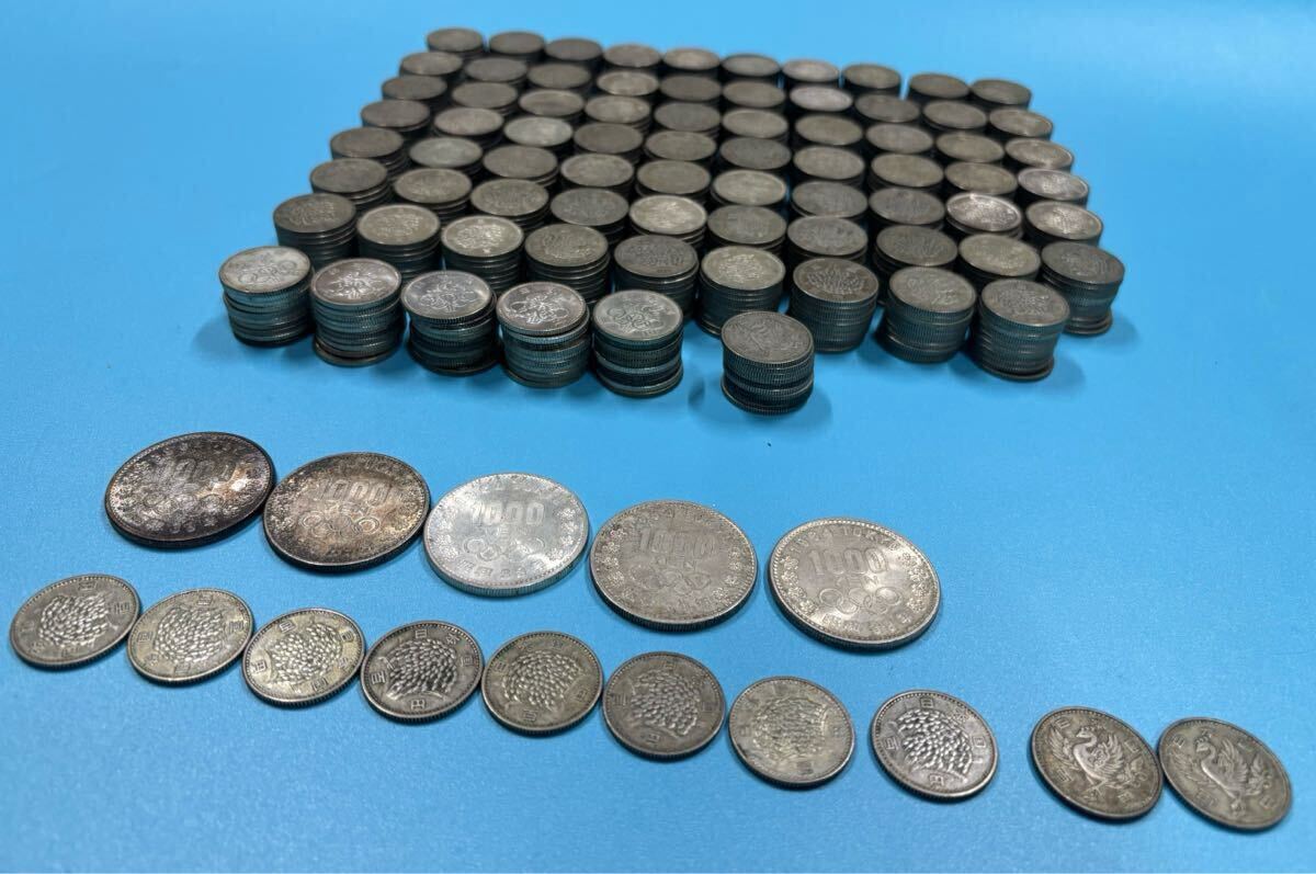 記念硬貨 銀貨 100円銀貨 760枚 1000円銀貨 5枚 稲穂 記念硬貨 銀貨 100円銀貨 760枚 1000円銀貨 5枚 稲穂