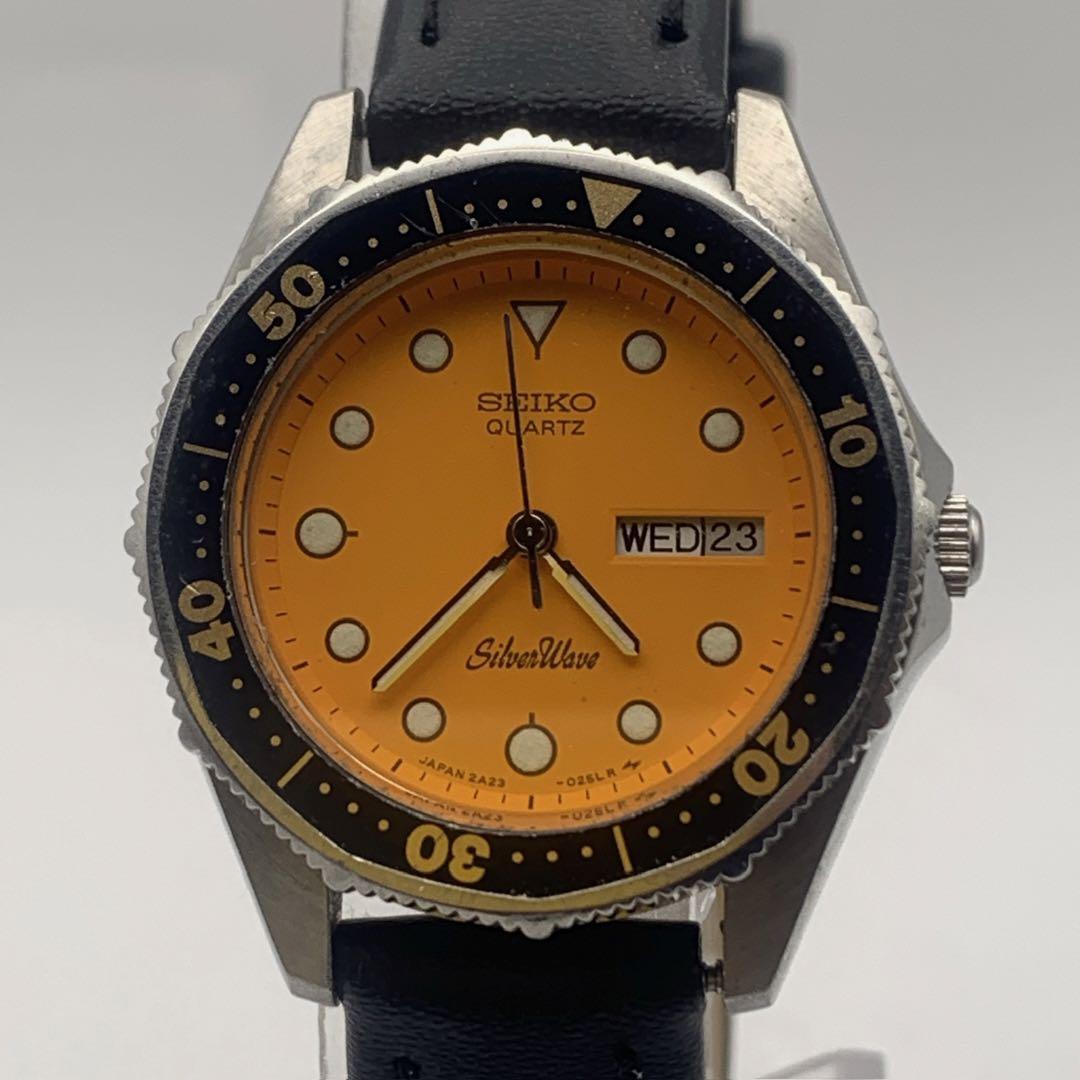 SEIKO セイコー シルバーウェーブ 2A23-012A オレンジ文字盤 SEIKO セイコー シルバーウェーブ 2A23-012A オレンジ文字盤