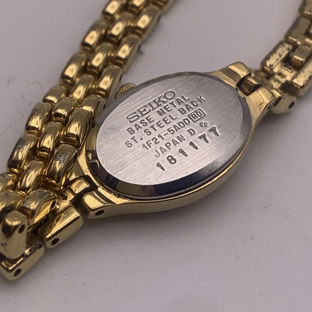 SEIKO セイコー オーバル レディース 腕時計 ドレス 1F21 5A00 SEIKO セイコー オーバル レディース 腕時計 ドレス 1F21 5A00