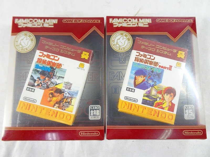 人気 箱 説明書付】ゲームボーイアドバンス ファミコンミニ ソフト6点 アクション