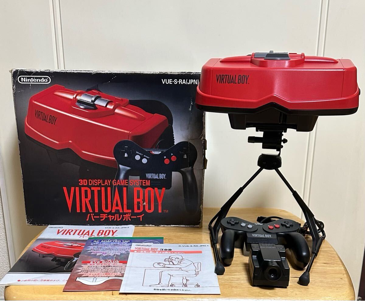 Nintendo バーチャルボーイ 本体 VIRTUAL BOY 任天堂 箱説付 Nintendo バーチャルボーイ 本体 VIRTUAL BOY 任天堂 箱説付