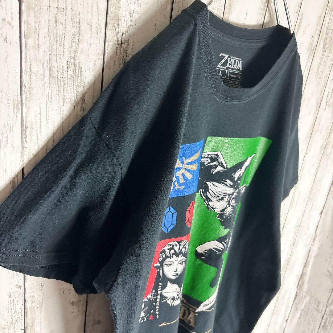 ZELDA】ゼルダの伝説 ゲームtシャツ L オフィシャル公式 ZELDA】ゼルダの伝説 ゲームtシャツ L オフィシャル公式