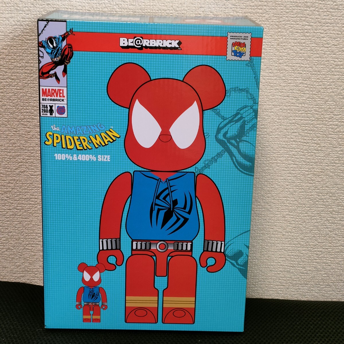 ベアブリック BE@RBRICK SCARLET SPIDER スパイダーマン 100 ベアブリック BE@RBRICK SCARLET SPIDER スパイダーマン 100
