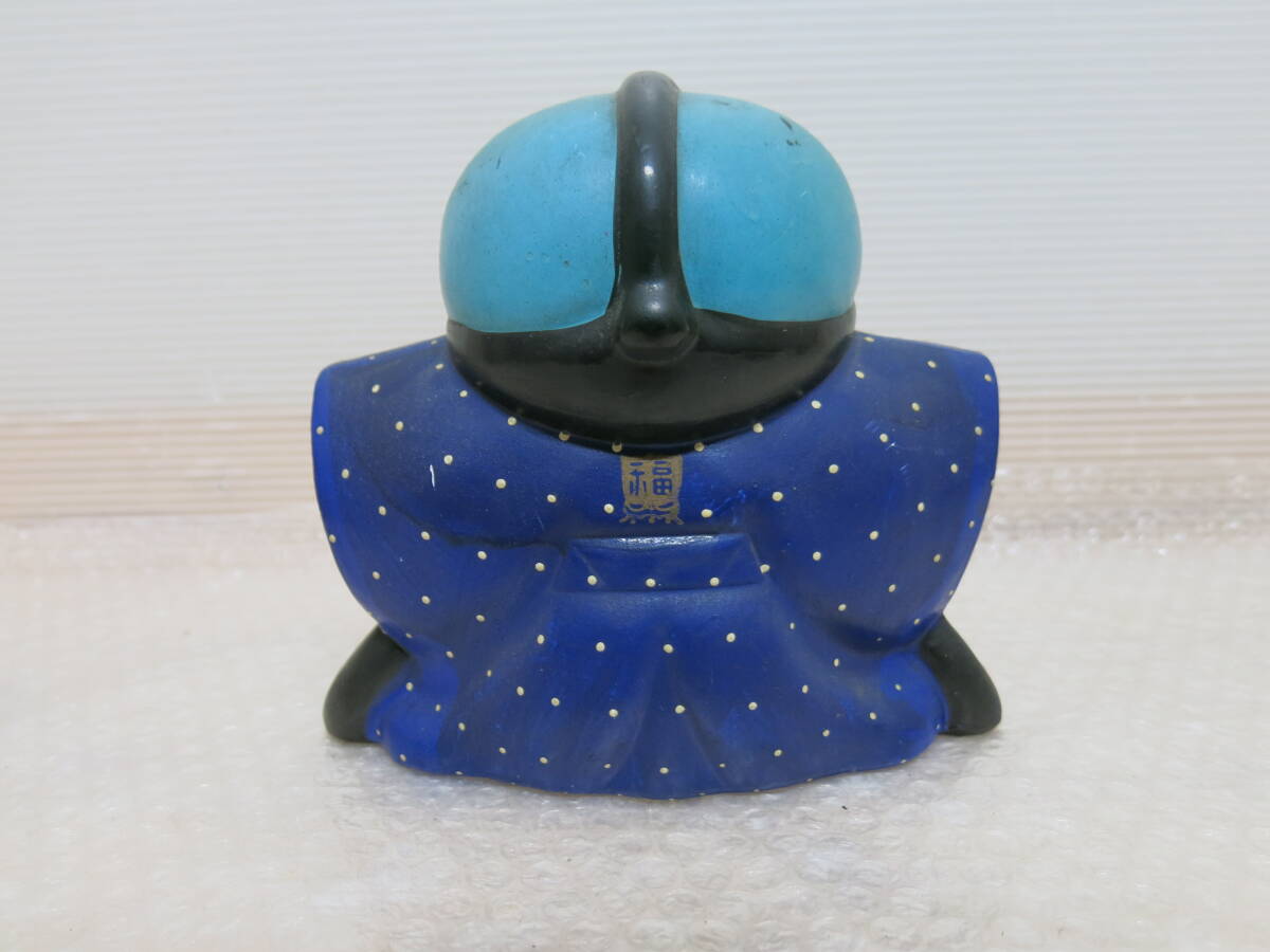昭和レトロ 福助人形 約16㎝ アンティーク 置物 陶器 骨董(和風 昭和レトロ 福助人形 約16㎝ アンティーク 置物 陶器 骨董(和風