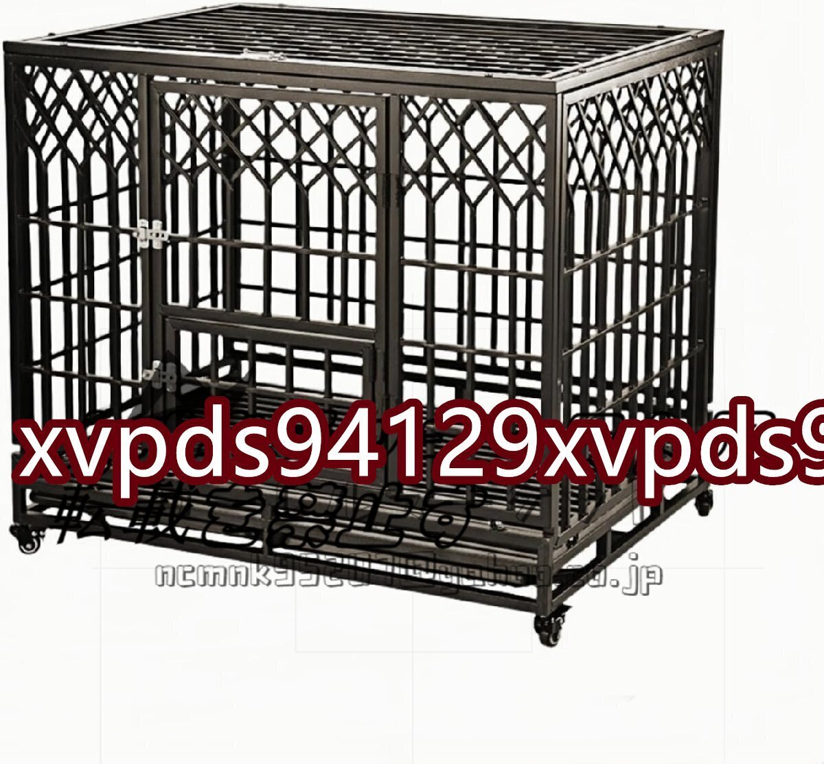 犬用クレート 犬小屋 大型犬用クレート 犬貓ペットサークル 犬用ケージ 室內(nèi)用 ペット ウォータールー 長さ115cm*幅80cm*高さ98cm
