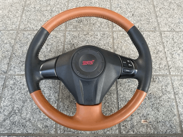 ★☆インプレッサWRX STI GRF GVB用純正STIハンドル ステアリング☆★