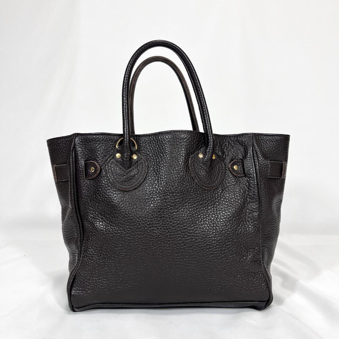 ＜美品!!＞■ヤングアンドオルセン×フレームワーク 2way レザー トートバッグ ショルダー 本革 普段使い 上品 ブラウン 茶 管:K-2504101