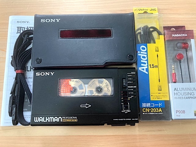 即決【整備済高音質(zhì)動作品】SONY WALKMAN PROFESSIONAL WM-D6C ウォークマンプロフェッショナル 高音質(zhì)調(diào)整仕上げ 美品 后期 付屬品