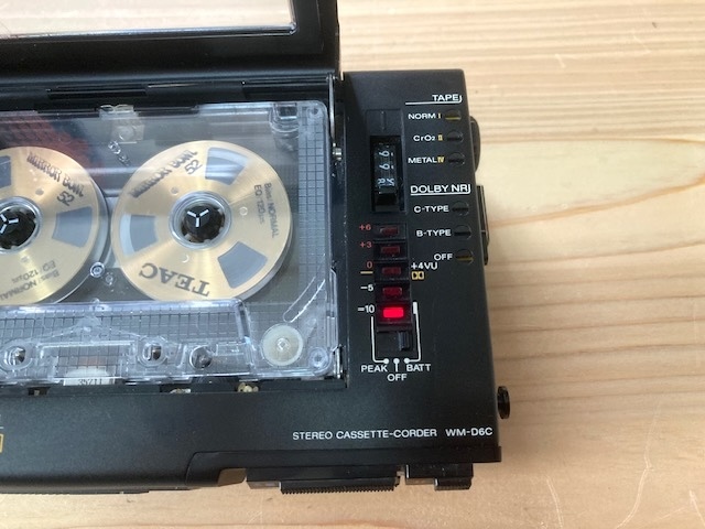 即決【整備済高音質(zhì)動作品】SONY WALKMAN PROFESSIONAL WM-D6C ウォークマンプロフェッショナル 高音質(zhì)調(diào)整仕上げ 美品 后期 付屬品