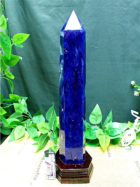 超可爱 重さ約：1710g 375MM ☆超綺麗水晶六角柱184U2-80U02D(原石 アクセサリー
