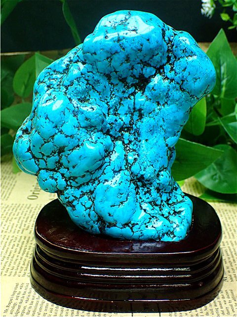 約:1585g 超綺麗ターコイズ(トルコ石)原石YT183J3-137J27B 約:1585g 超綺麗ターコイズ(トルコ石)原石YT183J3-137J27B