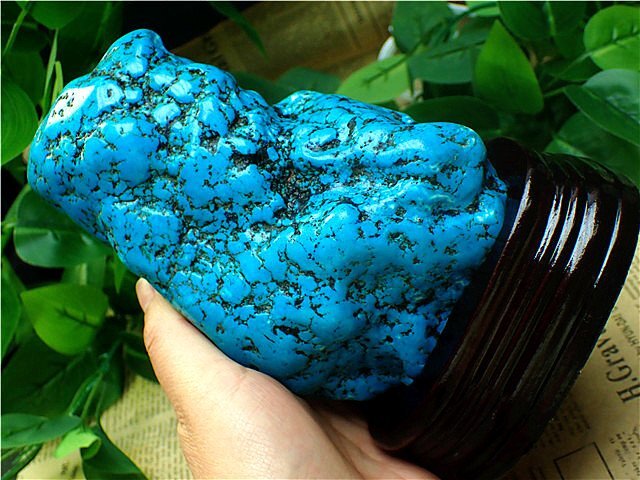 約:1620g 超綺麗ターコイズ(トルコ石)原石183J3-143J26B(原石 約:1620g 超綺麗ターコイズ(トルコ石)原石183J3-143J26B(原石