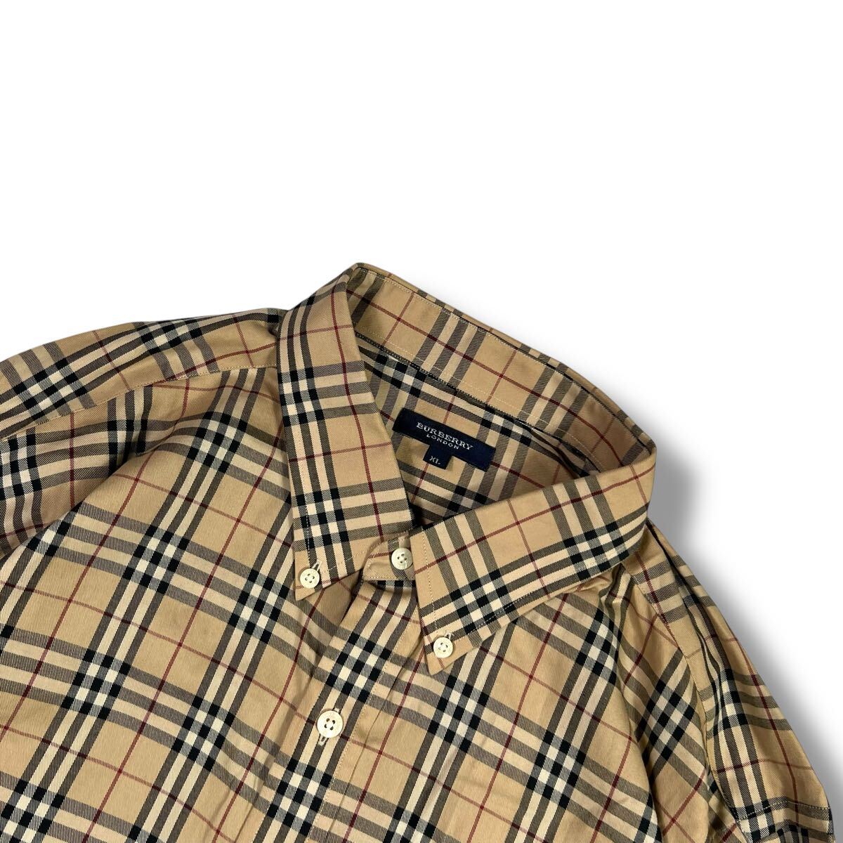 BURBERRY LONDON バーバリーロンドン ノバチェック ボタンダウン BURBERRY LONDON バーバリーロンドン ノバチェック ボタンダウン