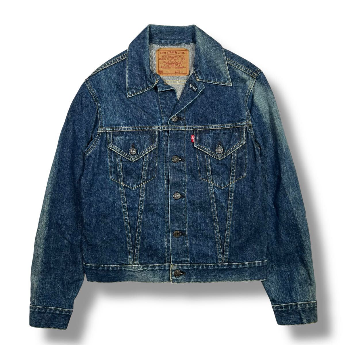 96年製 LEVI'S リーバイス 3rd Gジャン デニムジャケット 557 96年製 LEVI'S リーバイス 3rd Gジャン デニムジャケット 557