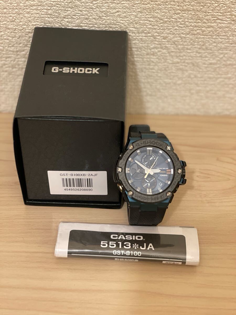 中古】CASIO G-SHOCK G-STEEL GST-B100XB-2AJF 中古品 生産終了 中古】CASIO G-SHOCK G-STEEL GST-B100XB-2AJF 中古品 生産終了