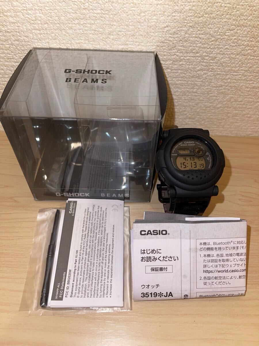 中古、別注】CASIO G-SHOCK G-B001BE-SP 復刻ジェイソン BEAMS 中古、別注】CASIO G-SHOCK G-B001BE-SP 復刻ジェイソン BEAMS
