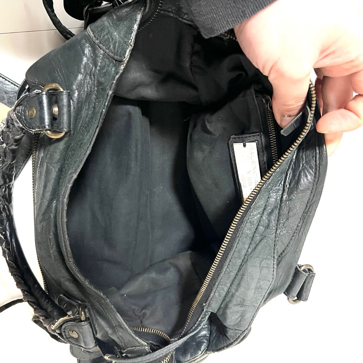 BALENCIAGA バレンシアガ 115748 ザ シティ レザー ショルダー BALENCIAGA バレンシアガ 115748 ザ シティ レザー ショルダー