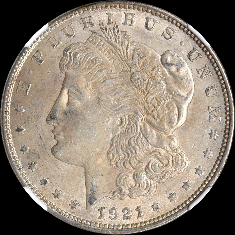 ☆月終 【NGC MS62】1921 アメリカ モルガン $1銀貨 未使用 ☆月終 【NGC MS62】1921 アメリカ モルガン $1銀貨 未使用